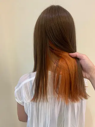 ロング 宮下 敦のヘアスタイル