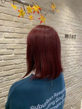 ミディアム カラー 中沢梨々花 🎀透明感カラーのヘアスタイル