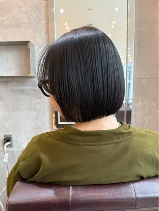 ショート レイヤーカット× 髪質改善カラー 片山のヘアスタイル