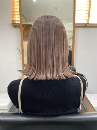 ミディアム カラー 🐬脱白髪染めカラー 清水大世🐬のヘアスタイル