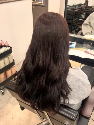 ロング カラー ボブ/暖色カラー 🎧 kei 🎀のヘアスタイル