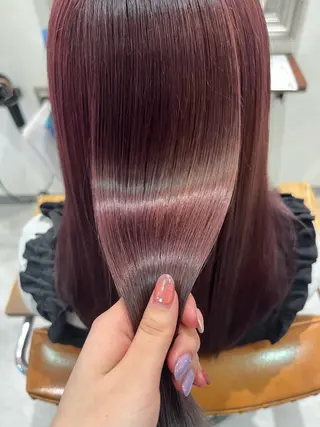ロング カラー 髪質改善アンジュール かのんのヘアスタイル