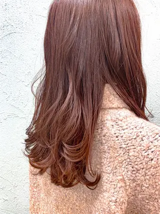 ミディアム カラー 菜 摘のヘアスタイル