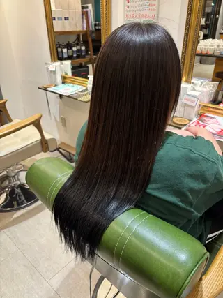 ロング 長内 もえのヘアスタイル