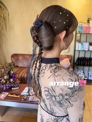 ロング ヘアアレンジ Lyhair🦊🎀 AKIのヘアスタイル