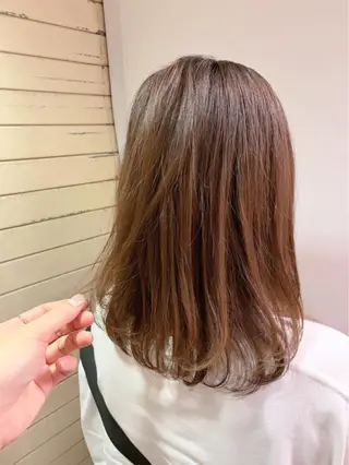 ミディアム カラー ケアカラー×髪質改善 🌙OKUBO🌙のヘアスタイル