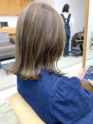 ミディアム パーマ/パーマ落とし /藤木舜太のヘアスタイル