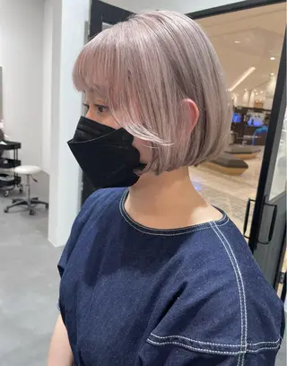 ショート カラー ヘアアレンジ 小倉 愛里のヘアスタイル