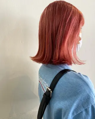 ミディアム カラー LOVESTOIKE 堂本のヘアスタイル
