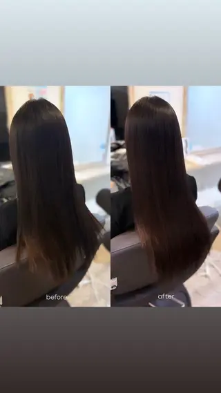 ロング LARME ヘアメ りほのヘアスタイル