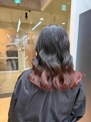 ミディアム カラー 吉川 慶斗のヘアスタイル