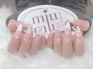 ロング yu naのネイルデザイン