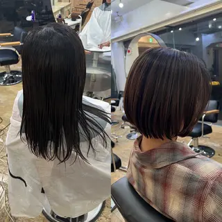 ショート ハイライト/レイヤー /ハイトーン/AOIのヘアスタイル