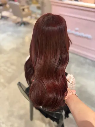 ロング カラー 🤍ふんわりアイドル カラー🎀Rio🪽のヘアスタイル