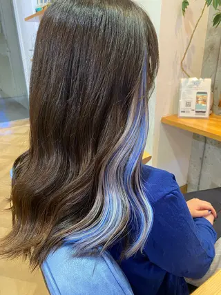 セミロング シールエクステ 🪽CHIAKIのヘアスタイル