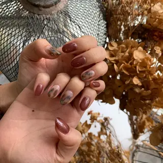 ネイル 新宿ニュアンスネイル makotoのネイルデザイン