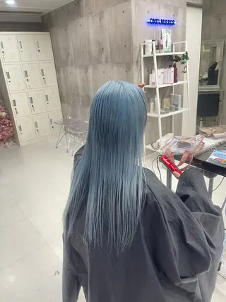 セミロング カラー パーマ ヘアアレンジ メンズ キッズ レイヤーの魔術師 𓍼takumi𓍼のヘアスタイル
