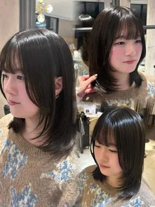 ミディアム 🩶kind虎井遥音 カットモデル募集🩶のヘアスタイル