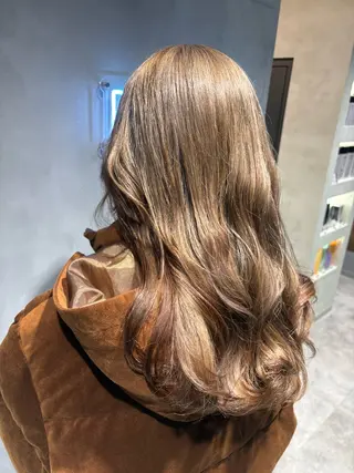 セミロング カラー カラー/茅ヶ崎/ スパ/Soraのヘアスタイル