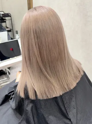 ミディアム カラー ヘアアレンジ yuuto🌈 透明感カラーのヘアスタイル