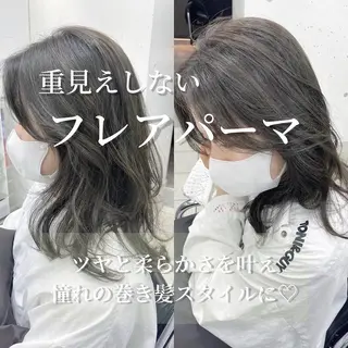 ミディアム パーマ ショートヘア / 星野菜月のヘアスタイル