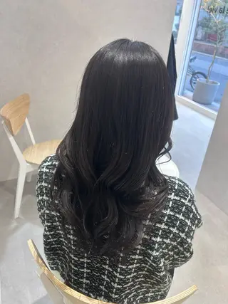 ロング Mao 🎀bob Oliveカラー🌿のヘアスタイル