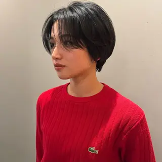 ショート カラー 🌿レイヤーボブ/パ ーマ🌿　木梨健太のヘアスタイル