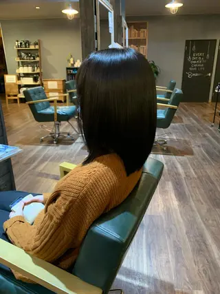 ミディアム カラー 河村 健太のヘアスタイル