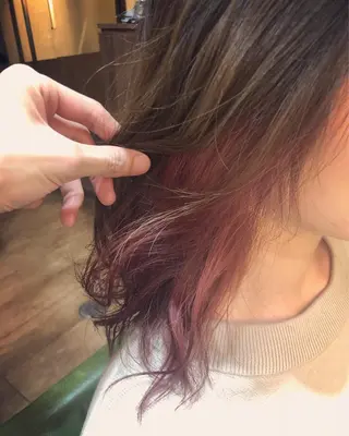 ミディアム カラー 原宿サロン代表 デザインカラー伊藤卓のヘアスタイル
