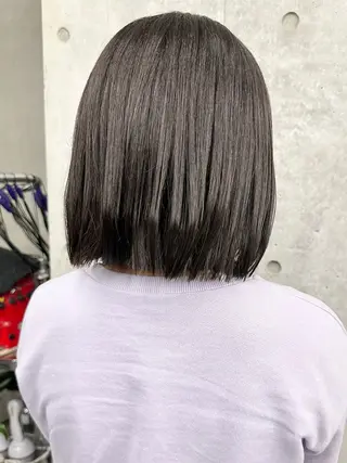 ミディアム ボブ/ゆるふわ ボブパーマ/とういのヘアスタイル