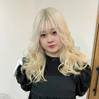 ロング カラー エクステモデル募集 💗大阪梅田/川上のヘアスタイル