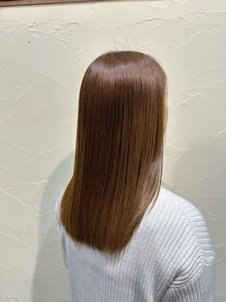 セミロング カラー I-FLAT 松本大輝のヘアスタイル