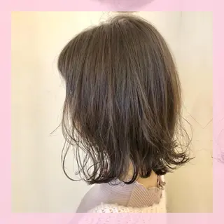 ミディアム カラー 🍒前川 🍒のヘアスタイル