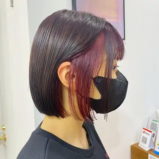 ショート カラー 🪭risa 暖色/レイヤー🪭のヘアスタイル