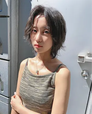 ショート カラー 透明感ハイトーン🦄 キラ🌈のヘアスタイル