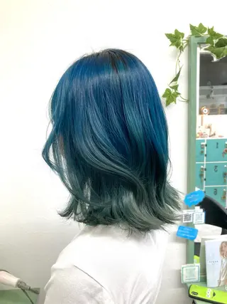 ミディアム カラー パーマ ヘアアレンジ 髪質改善✧︎カラー 💎AIM【アイム】のヘアスタイル
