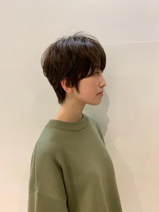ショート カラー 吉田一輝 外国人パーマのヘアスタイル