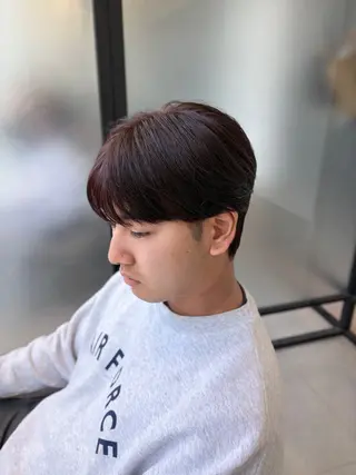 パーマ メンズ ✅曲がる縮毛矯正・ メンズ縮毛/森隆之介のヘアスタイル