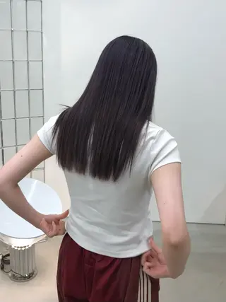 ロング カラー 透明感艶カラー/ リュウジンキョウカのヘアスタイル