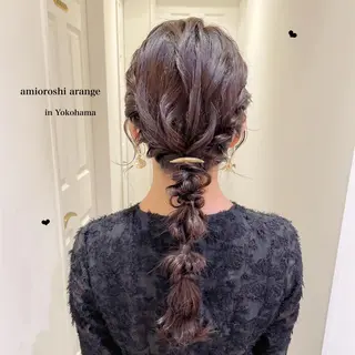 ロング ヘアアレンジ シールエクステ横浜 🐏☁️miminaのヘアスタイル
