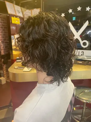 パーマ メンズ 👑派手髪/カット 👑ANRYのヘアスタイル