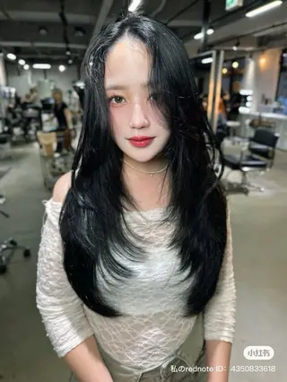 ロング カラー ワンホン/エクステ ケラチン/Kaitoのヘアスタイル