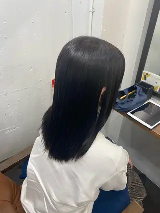 セミロング 🍒ᩚ名駅/艶髪 縮毛矯正/あゆ🍒ᩚのヘアスタイル