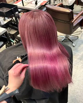 ロング 🎀ブリーチ/ ツヤ髪/ANJU🫧のヘアスタイル