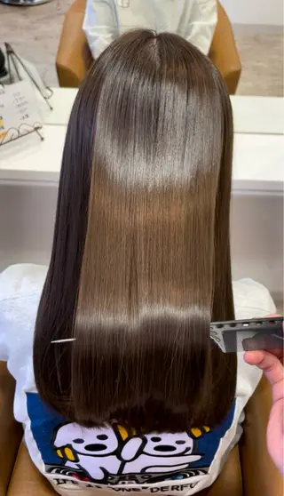 ロング ボブ/艶髪 soleilrukaのヘアスタイル