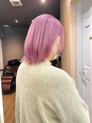 ショート カラー ヘアアレンジ 小顔カット/艶 カラー特化♡MIHOのヘアスタイル