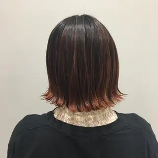 ショート カラー 狩野 羅夢のヘアスタイル