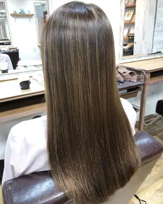 ロング カラー ヘアアレンジ 遠藤 拓馬のヘアスタイル