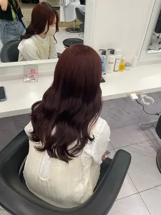 ロング カラー ヘアアレンジ 💗横浜美容室 💗HARUNAのヘアスタイル