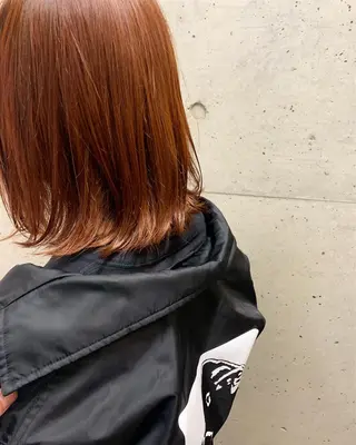 ミディアム カラー Libre 西野圭一のヘアスタイル